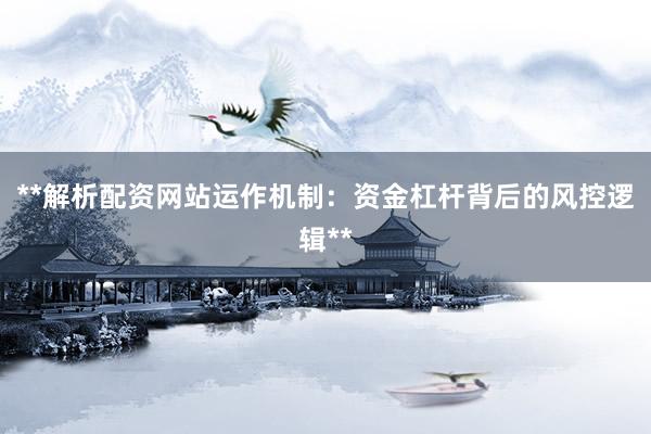 **解析配资网站运作机制：资金杠杆背后的风控逻辑**